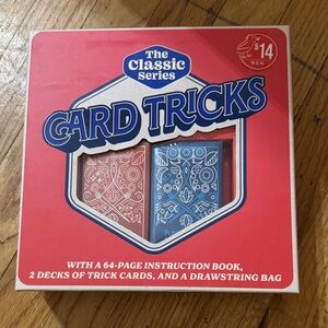 Barnes & Noble Card Tricks Set - Red and Blue